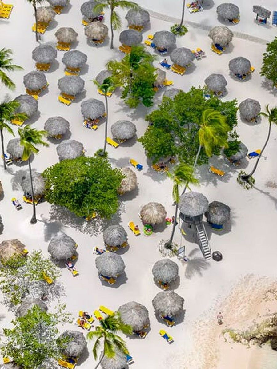 Playa Dominicus, junto a Bayahíbe: el lado de tierra firme de la excursión a Saona.