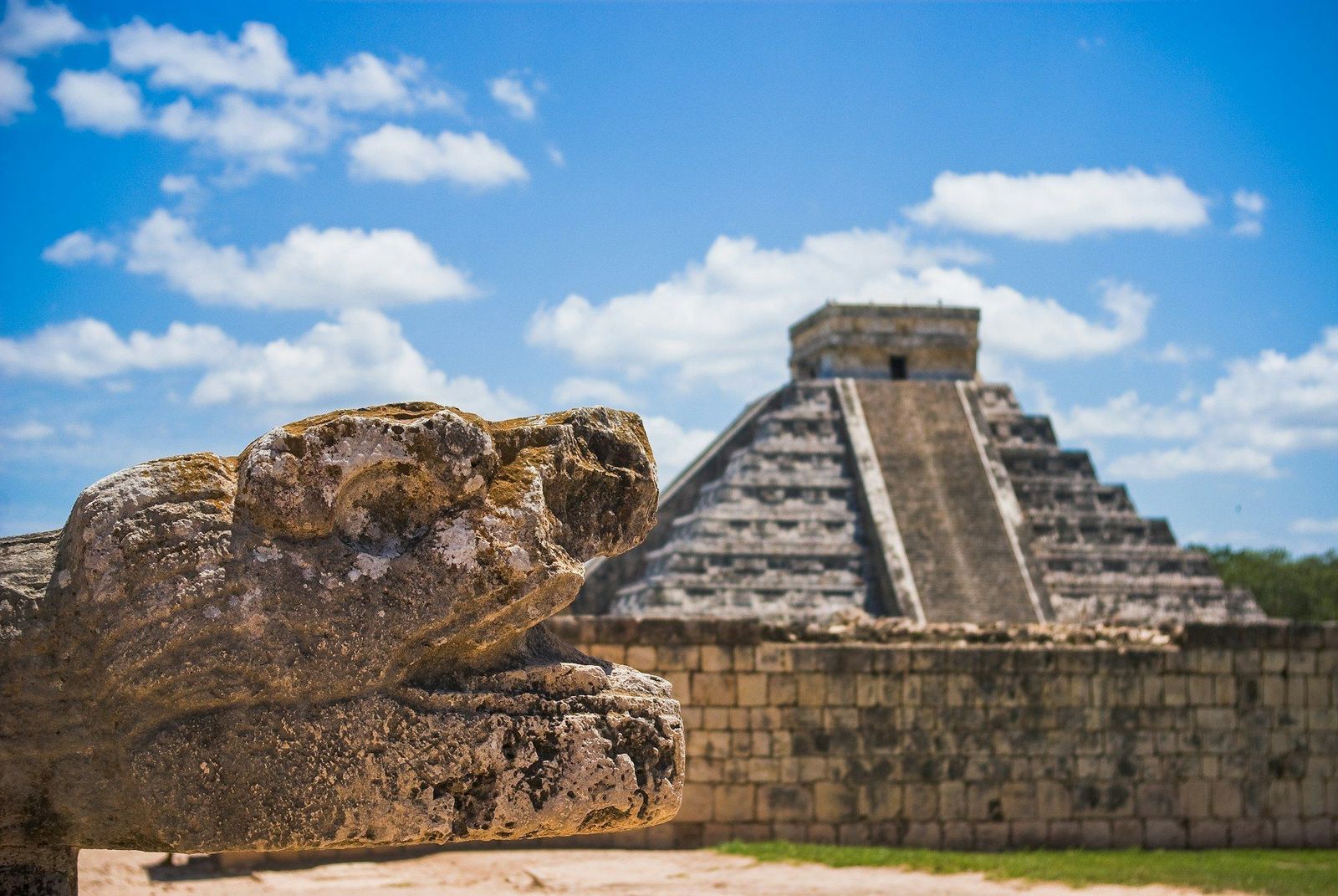 Die Pyramide El Castillo in Chichén Itzá