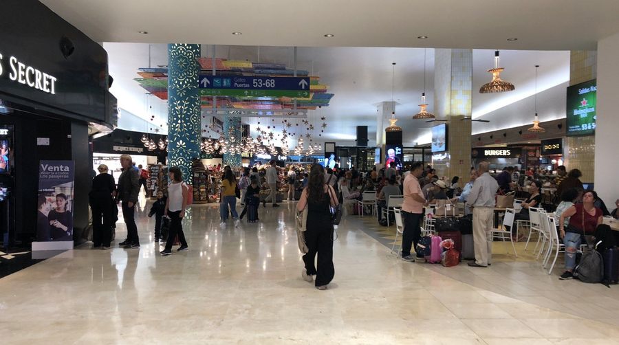 the Cancun Airport VIP lounge