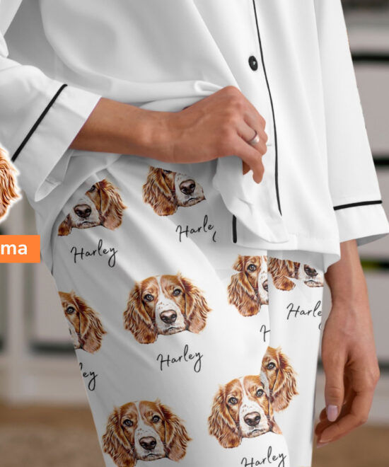 Custom Pet Pajamas Using Pet Photo Name Personalized Dog 9