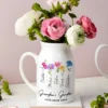 Flower Ceramic Vase Grandma Garden Love Grow Here 1