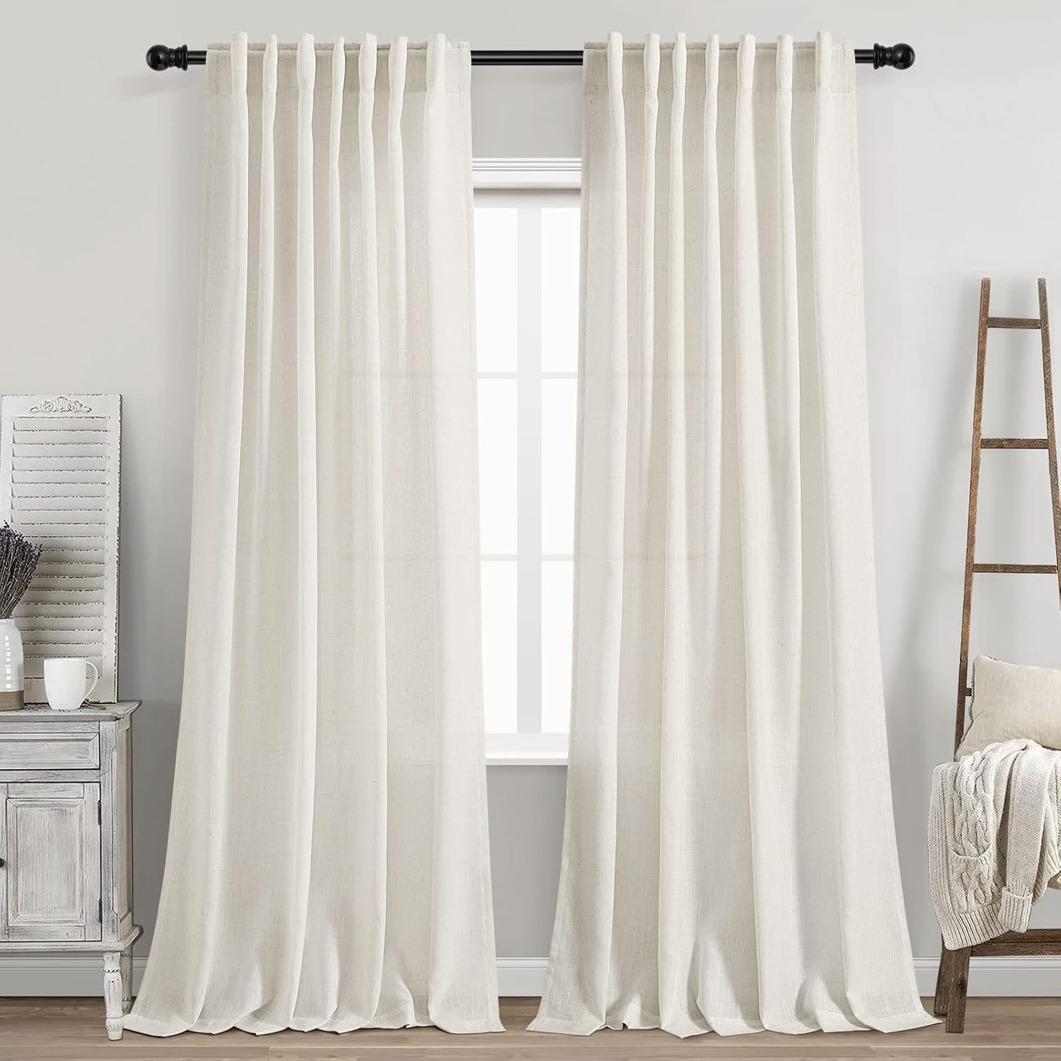 Cozy living room curtains