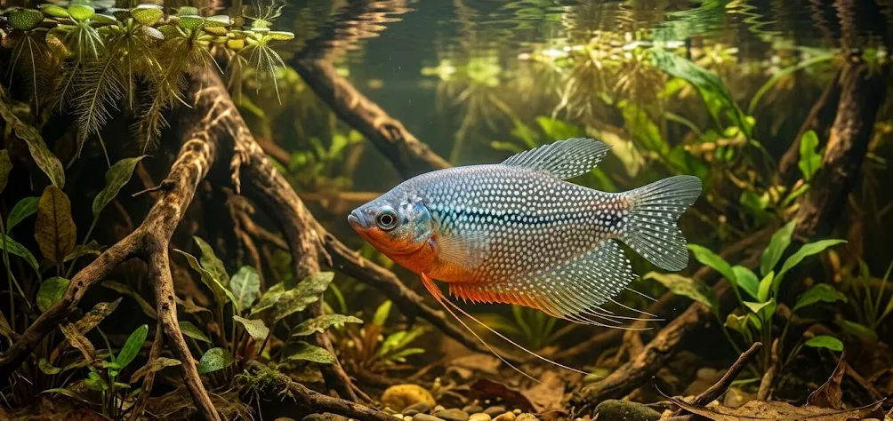 Ternak Sepat Mutiara Pearl Gourami: Ikan Labirin Bermotif Bintang yang Tahan Banting