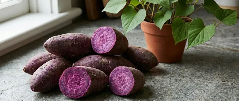 Cara Tanam Ubi Okinawa di Karung Bekas: Umbi Ungu Superfood Rahasia Umur Panjang
