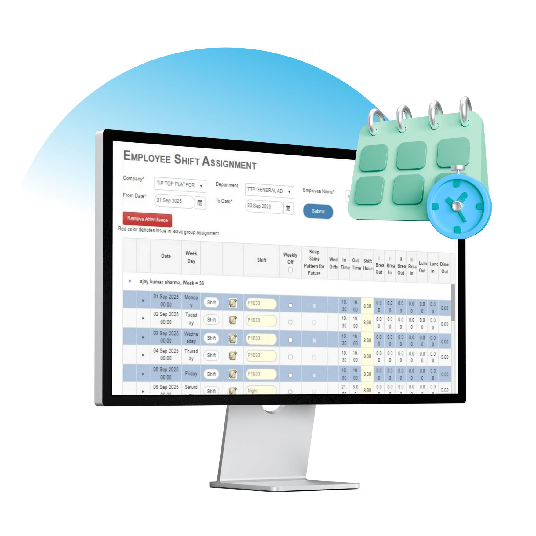 Scheduling efficiency