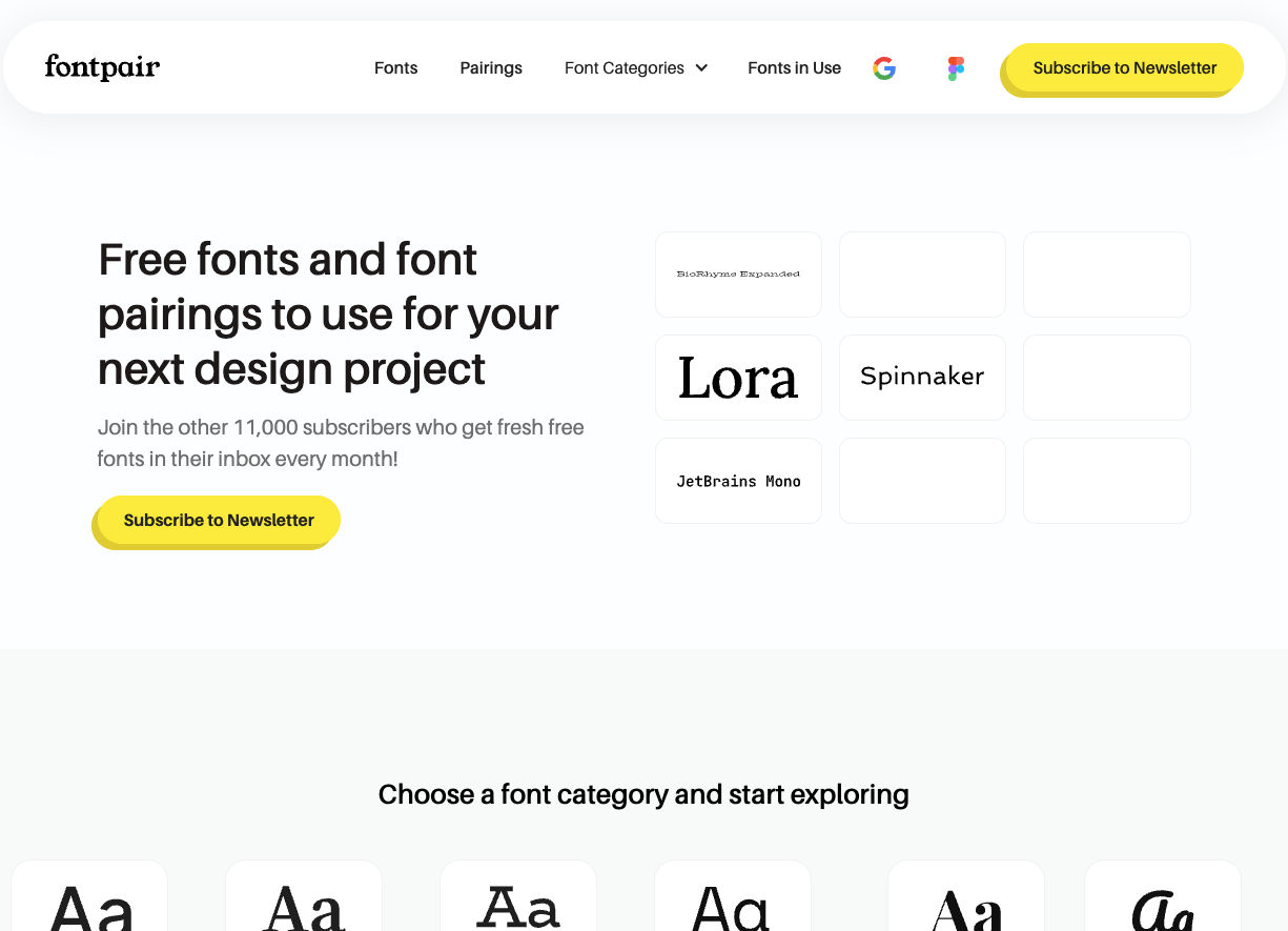 Fontpair.co Fonts & Fontpairing