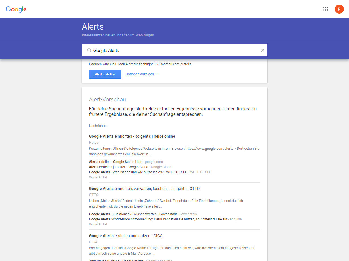 Google Alerts