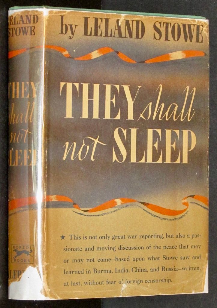 They Shall Not Sleep (Signed by Author