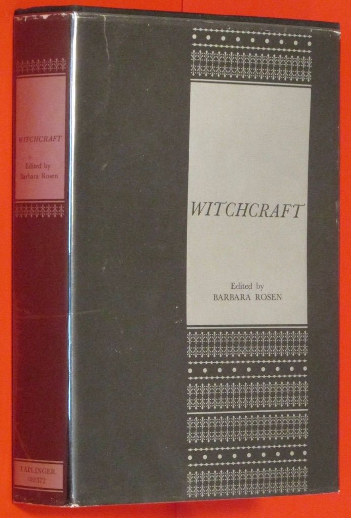 Witchcraft, Edited By Barbara Rosen