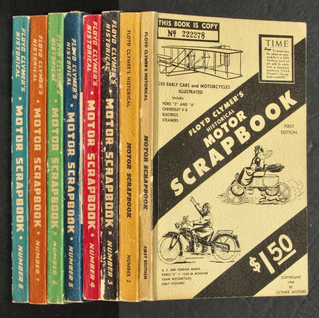 Floyd Clymer's Historical Motor Scrapbook Number 1-8