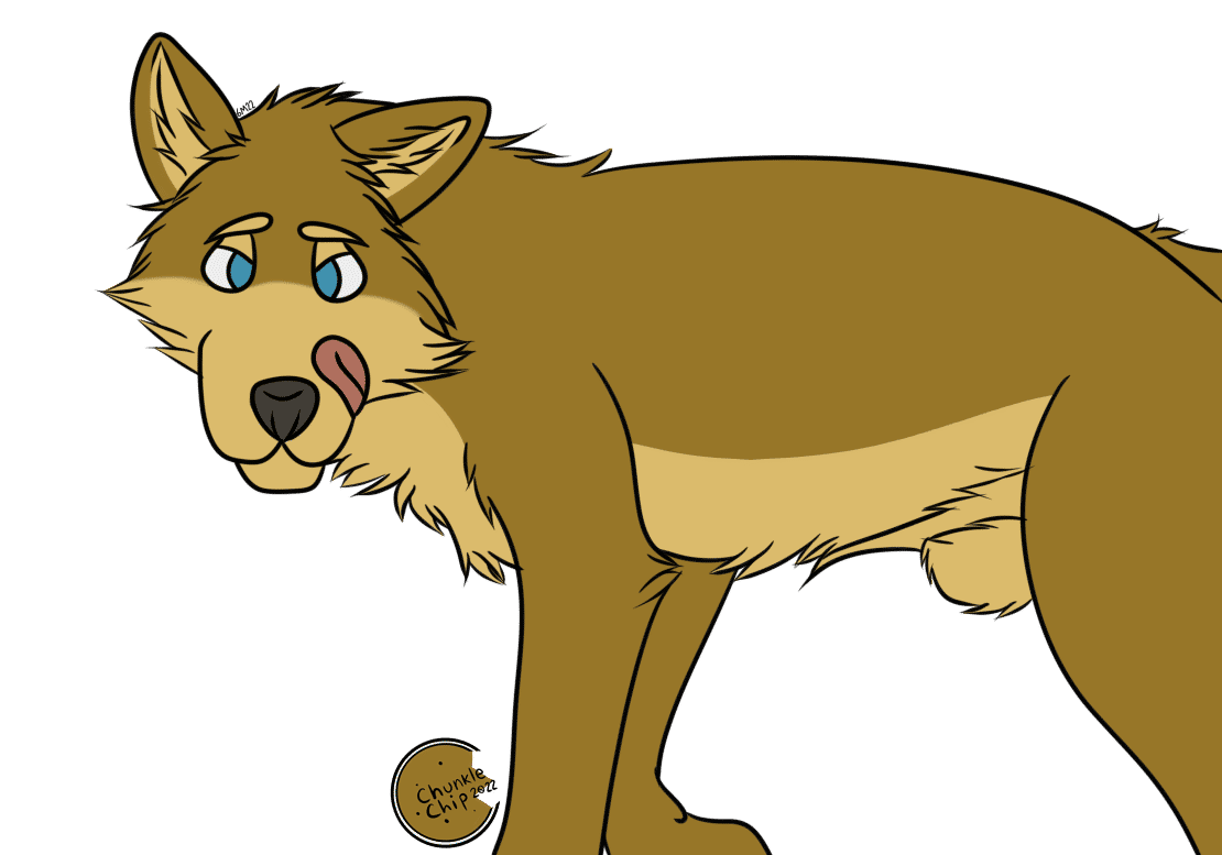 Artwork of one of my 3 feral characters, Daniel