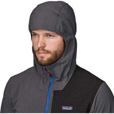 Куртка для треккинга Patagonia R1 TechFace Hoodie, мужская — 5