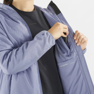 Мембранная куртка Salomon Mountain Flex Hoodie, женская — 5