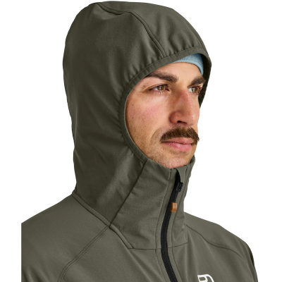 Куртка софтшелл Ortovox Punta Berrino Hoodie, мужская — 5