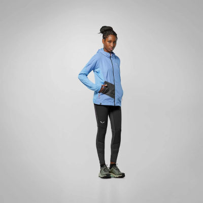 Куртка для треккинга Salewa Pedroc PL Wind Hoodie, женская — 3