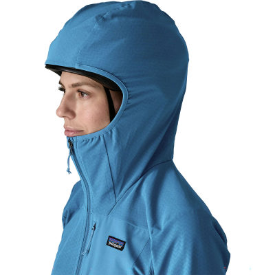 Куртка для треккинга Patagonia R1 CrossStrata Hoodie, женская — 7