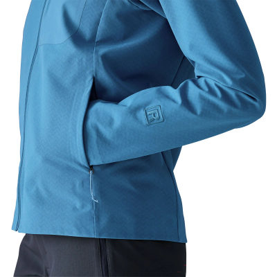 Куртка для треккинга Patagonia R1 CrossStrata Hoodie, женская — 9