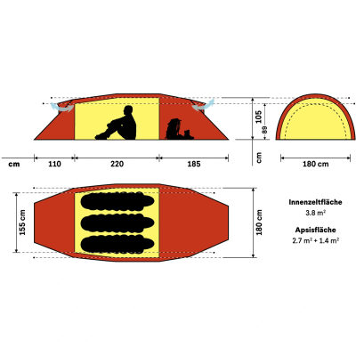 Палатка Hilleberg Kaitum 3 GT — 2