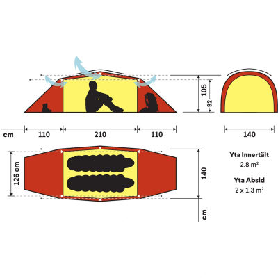Палатка Hilleberg Tarra — 2