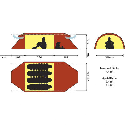 Палатка Hilleberg Keron 4 GT — 2