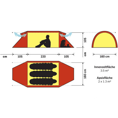 Палатка Hilleberg Keron 3 — 2