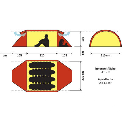 Палатка Hilleberg Keron 4 — 2