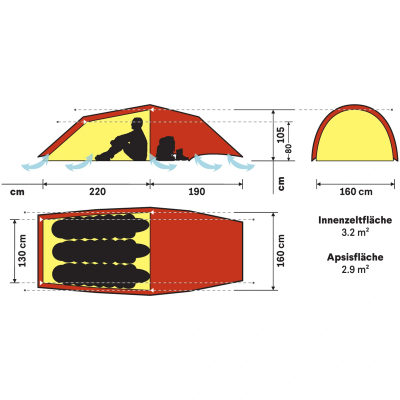 Палатка Hilleberg Anjan 3 GT — 2