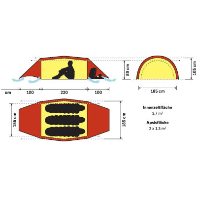 Палатка Hilleberg Helags 3 — 2