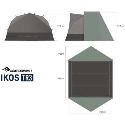 Палатка Sea to Summit Ikos Evo TR3 — 9