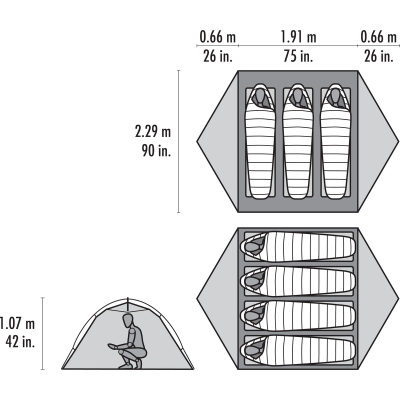 Палатка MSR Hubba Hubba HD 3P — 5