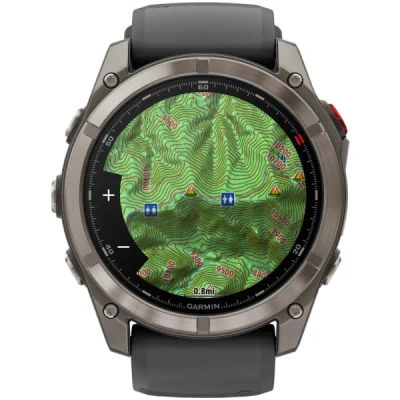 Garmin Fenix 8 Pro — 51 мм AMOLED Sapphire Titanium Graphite / Black — 3