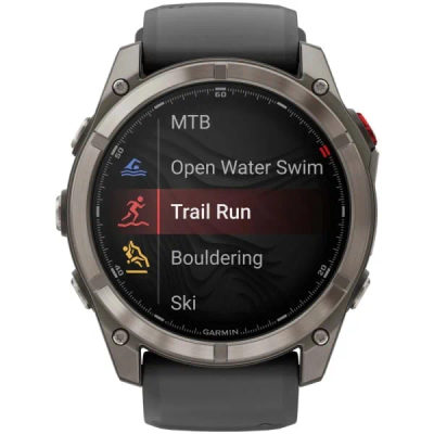 Garmin Fenix 8 Pro — 51 мм AMOLED Sapphire Titanium Graphite / Black — 4