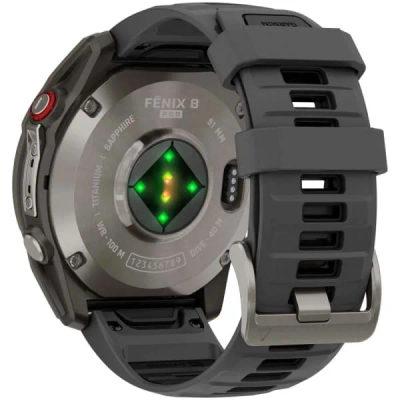 Garmin Fenix 8 Pro — 51 мм AMOLED Sapphire Titanium Graphite / Black — 7