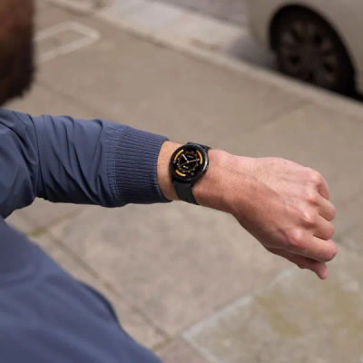 Garmin Venu 3 Black с кожаным ремешком — 8