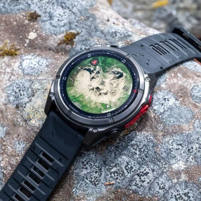 Garmin Fenix 8 Pro — 51 мм MicroLED Sapphire Carbon Gray DLC Titanium Black / Pebble Gray — 7