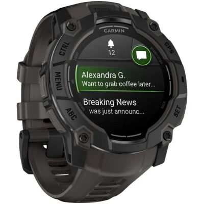 Garmin Instinct 3 — 50 мм AMOLED Black / Charcoal — 5
