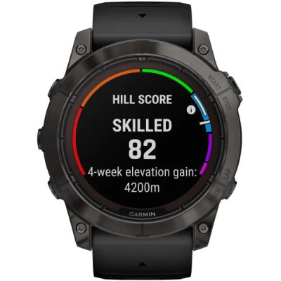 Garmin Fenix 7X Pro Sapphire Solar DLC Titanium Carbon Gray — 3