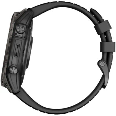 Garmin Fenix 7X Pro Sapphire Solar DLC Titanium Carbon Gray — 5