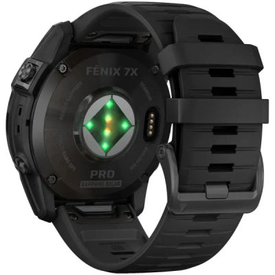 Garmin Fenix 7X Pro Sapphire Solar DLC Titanium Carbon Gray — 6