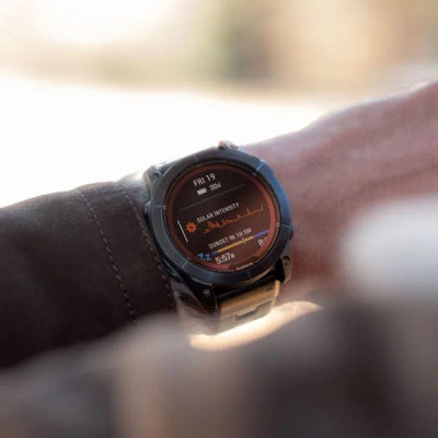 Garmin Fenix 7X Pro Sapphire Solar DLC Titanium Carbon Gray — 8