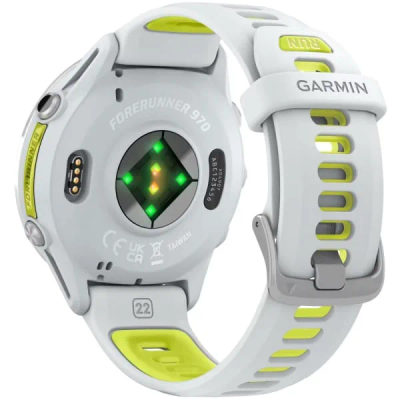 Garmin Forerunner 970 Titanium Whitestone / Translucent Amp Yellow — 6