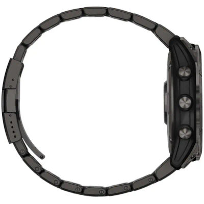 Garmin Fenix 7X Pro Sapphire Solar DLC Titanium Carbon Gray / Vented Titanium Bracelet — 6