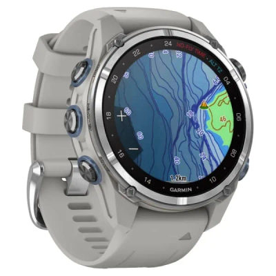 Дайвинг компьютер Garmin Descent Mk3 43 мм Stainless Steel / Fog Gray Silicone Band — 6