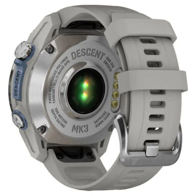 Дайвинг компьютер Garmin Descent Mk3 43 мм Stainless Steel / Fog Gray Silicone Band — 8
