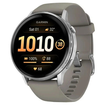 Garmin Venu 4 — 45 мм Silver / Gray
