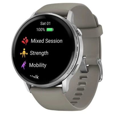 Garmin Venu 4 — 45 мм Silver / Gray — 2