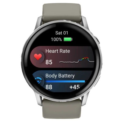Garmin Venu 4 — 45 мм Silver / Gray — 4