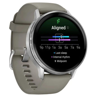 Garmin Venu 4 — 45 мм Silver / Gray — 5