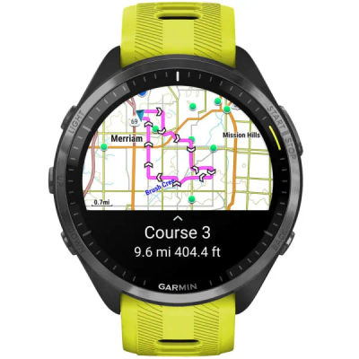Garmin Forerunner 965 Amp Yellow / Black DLC Titanium — 3