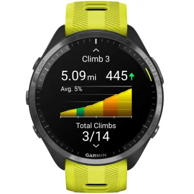 Garmin Forerunner 965 Amp Yellow / Black DLC Titanium — 4